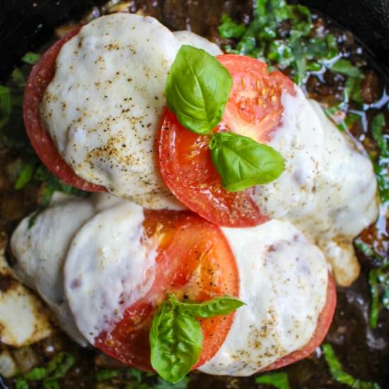 Caprese Skillet Chicken
