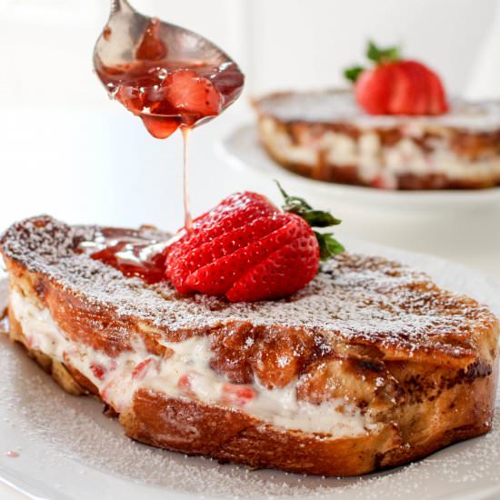 Strawberries & Cream French Toast