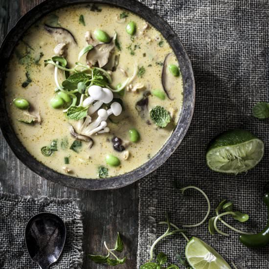Curry Coconut Chicken Soup