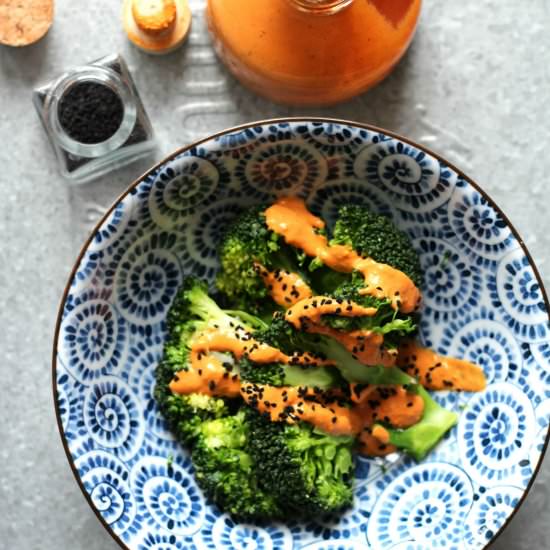 Broccoli with Goji Sauce
