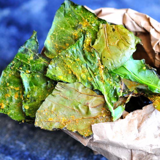 Collard Green Chips