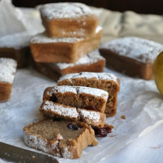 Mini Pear ‘n Banana Breads