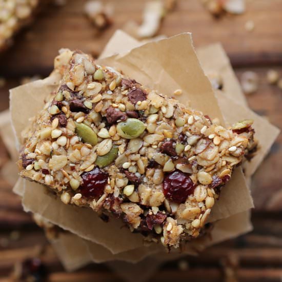 Hazelnut Buckwheat Granola Bar