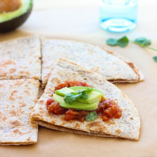 Easy Four Ingredient Quesadillas