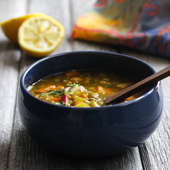 Healing Moroccan Lentil Soup