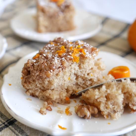 Cinnamon Walnut Coffee Cake