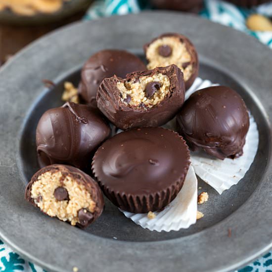 Healthy Cookie Dough Cups