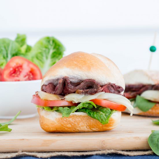 Barbecued Rump Cap Roll