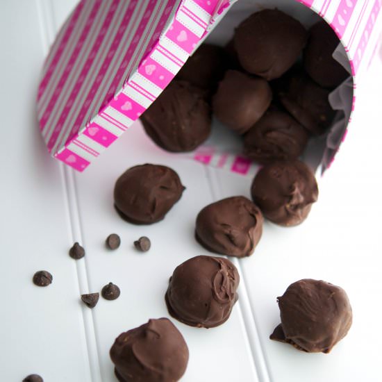 Peanut Butter & Jelly Truffles