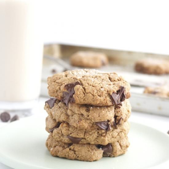Almond Butter Chocolate Chip Cookie