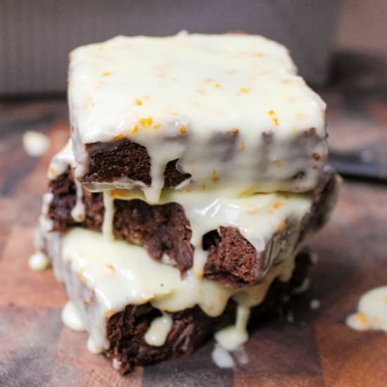 Orange-Cardamom Brownies