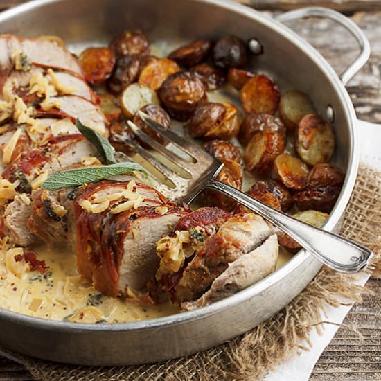 Prosciutto Wrapped Pork Tenderloin