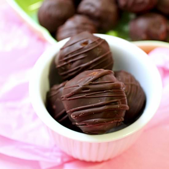 Chocolate Cookie Dough Truffles
