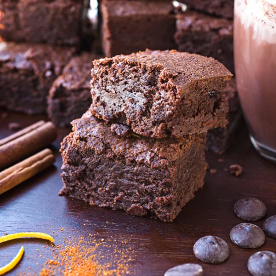 Mexican Hot Chocolate Brownies