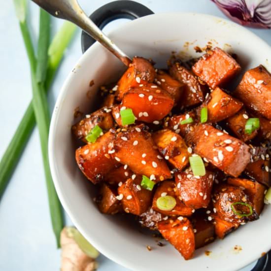 Teriyaki Sweet Potatoes