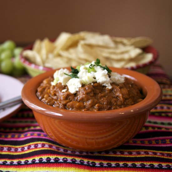 Chorizo & Refried Bean Dip