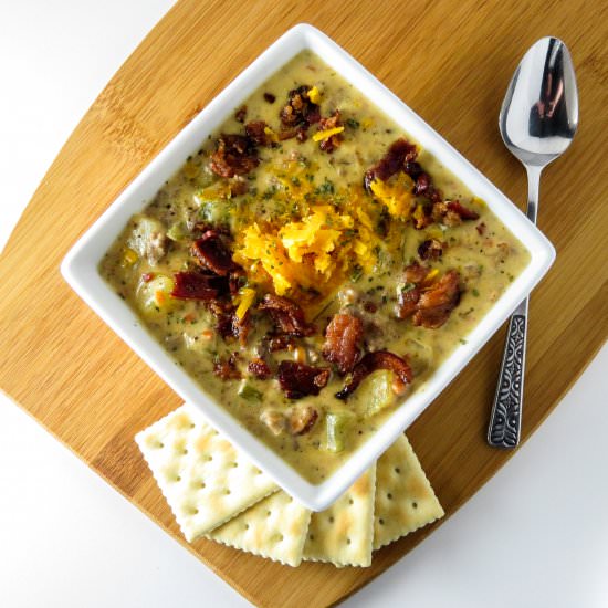 Bacon Cheeseburger Soup