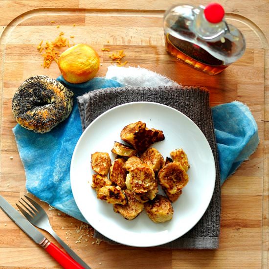 French Toast Bagel Bites