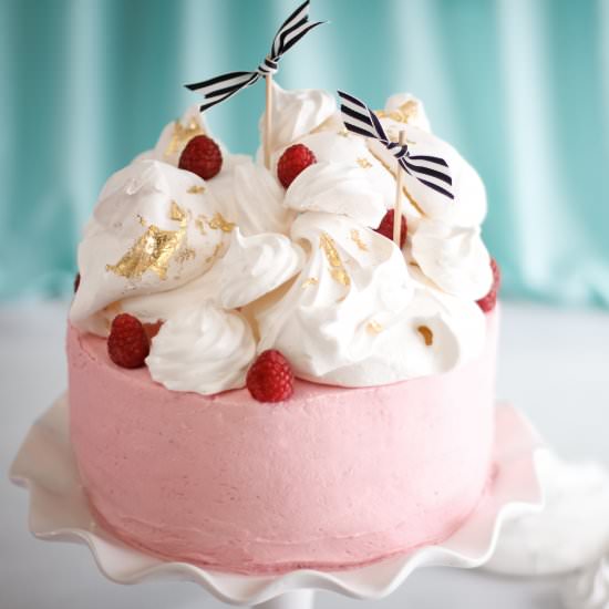 Raspbery Rose Water Cake