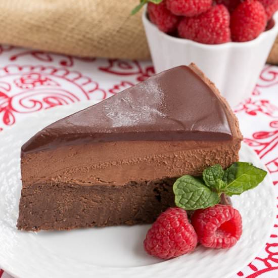 Frozen Chocolate Mousse Cake