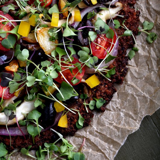 Purple Cauliflower Crust Pizza