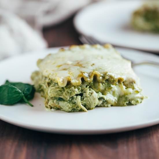 Pesto Chicken Lasagna
