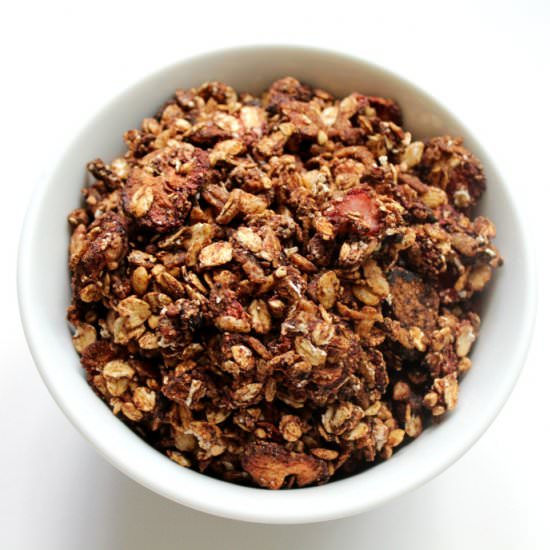 Strawberry Mocha Granola