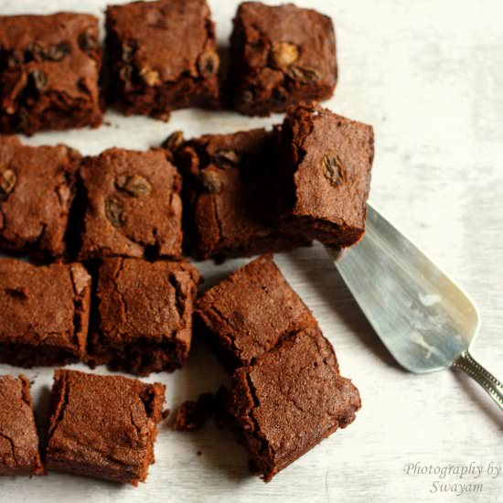 Rum & Raisin Brownies