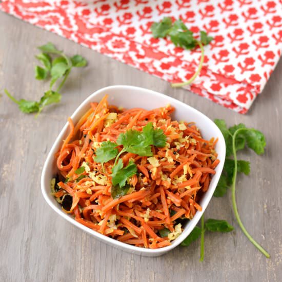 Carrot Poriyal