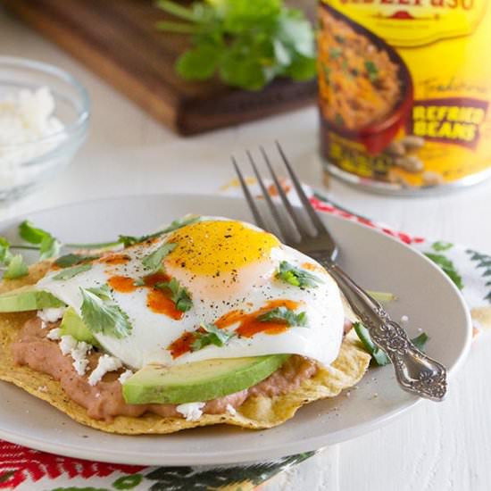 Easy Breakfast Tostadas