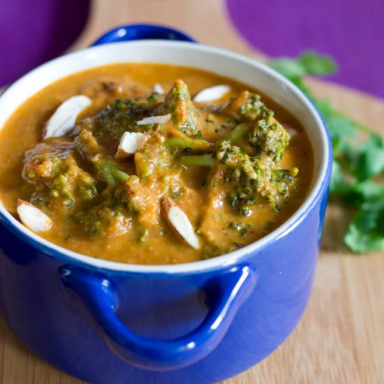 Broccoli Almond Masala