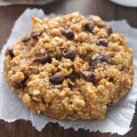 Chocolate Banana Oatmeal Cookies