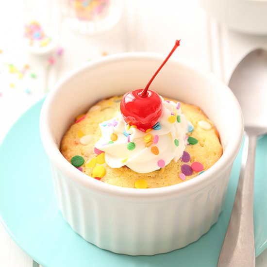 Single Serving Funfetti Cookie