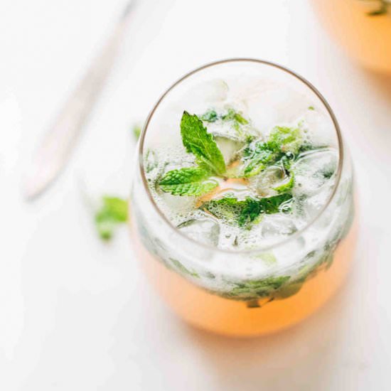 Grapefruit Mojitos For Two