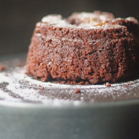 Chocolate Lava Cake with Caramel
