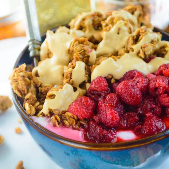 PB&J Granola Cookie Clusters