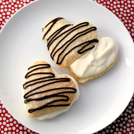 Heart-Shaped Napoleons