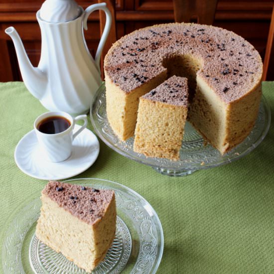 Coffee Chiffon Cake
