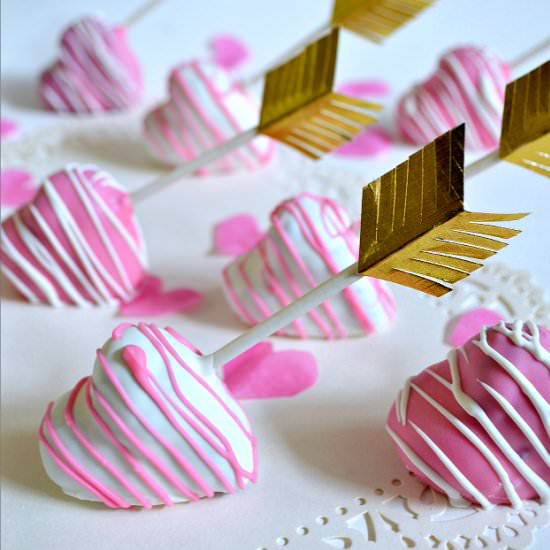 Shot-Through-the-Heart Cake Pops
