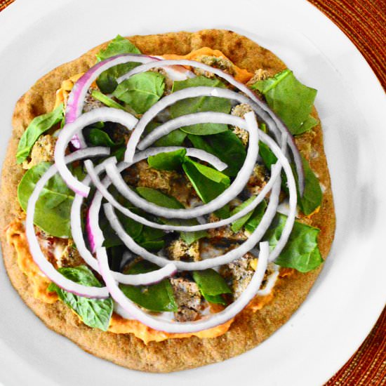 Lamb Meatball Pitas