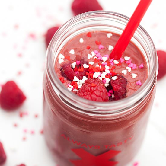 Raspberry Red Velvet Protein Shakes