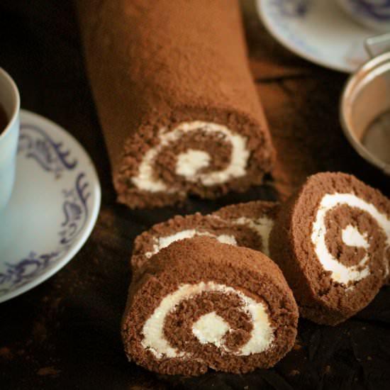 Cocoa Swiss Roll