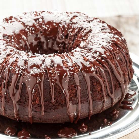 Chocolate Cognac Bundt Cake