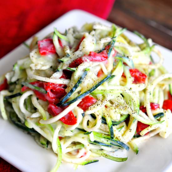 Healthy “Fettuccine Alfredo”