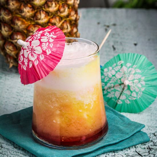 Pina Sunrise Cocktail