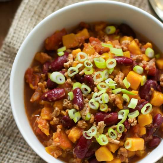 Slow Cooker Sweet Potato Chili
