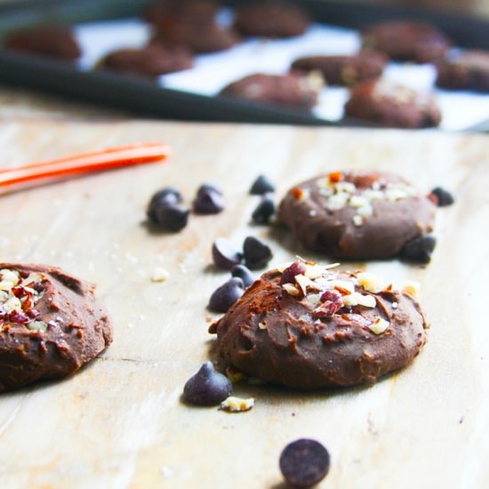 Nutty Chocolate mesquite cookies