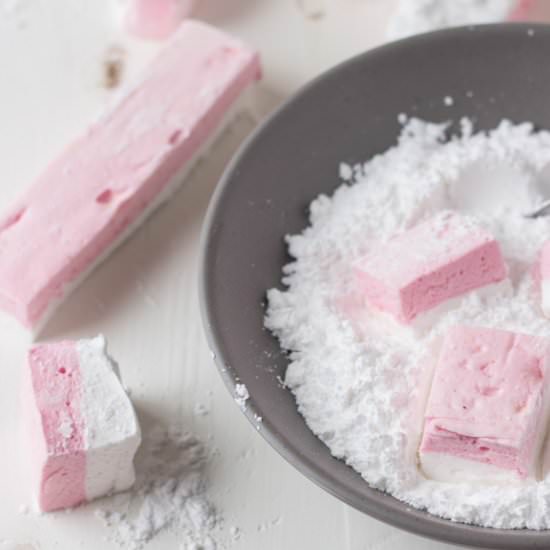 Blood Orange Coconut Marshmallows