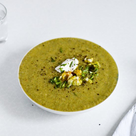 Winter green soup