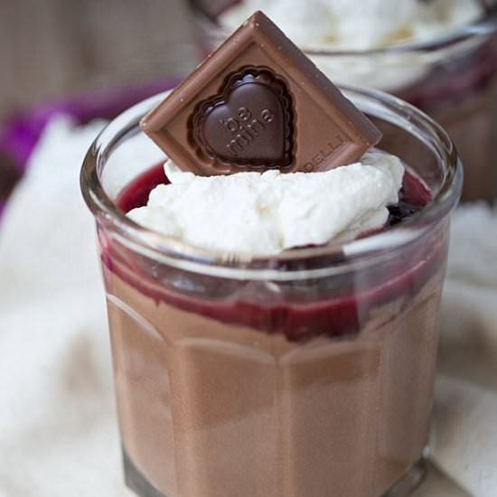 Homemade Chocolate Pudding Cups